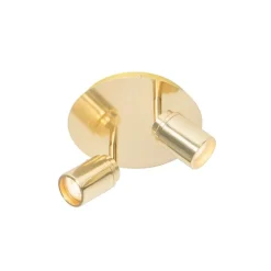 Moderne badkamer spot messing 2-lichts IP44 - Ducha