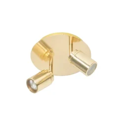 Moderne badkamer spot messing 2-lichts IP44 - Ducha