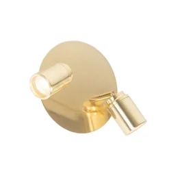 Moderne badkamer spot messing 2-lichts IP44 - Ducha