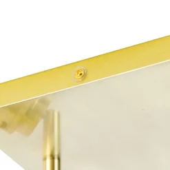 Moderne badkamer spot messing vierkant 2-lichts IP44 - Ducha