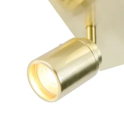 Moderne badkamer spot messing vierkant 2-lichts IP44 - Ducha