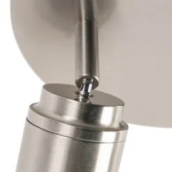 Moderne badkamer spot staal 2-lichts IP44 - Ducha