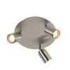 Moderne badkamer spot staal 3-lichts IP44 - Ducha