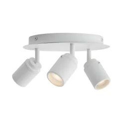 Moderne badkamer spot wit 3-lichts IP44 - Ducha