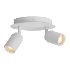 Moderne badkamer spot wit 2-lichts IP44 - Ducha