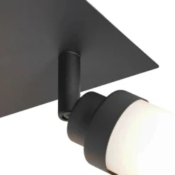Moderne badkamer spot zwart 4-lichts IP44 - Japie