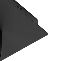 Moderne badkamer spot zwart vierkant IP44 - Ducha