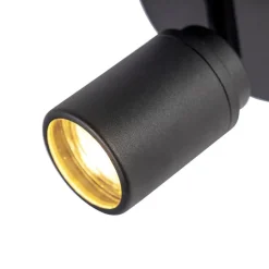 Moderne badkamer spot zwart 3-lichts IP44 - Ducha