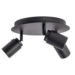 Moderne badkamer spot zwart 3-lichts IP44 - Ducha