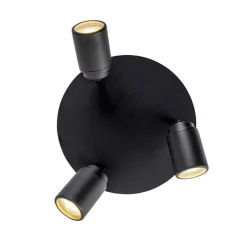 Moderne badkamer spot zwart 3-lichts IP44 - Ducha