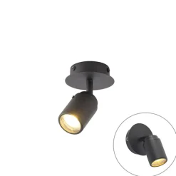 Moderne badkamer spot zwart IP44 - Ducha