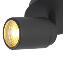 Moderne badkamer spot zwart IP44 - Ducha