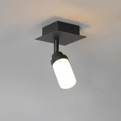 Moderne badkamer spot zwart IP44 - Japie
