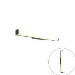 Moderne badkamer wandlamp zwart 62 cm IP44 - Cascada