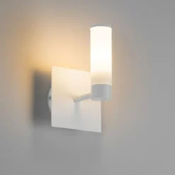 Moderne badkamer wandlamp wit IP44 - Bath
