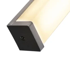 Moderne badkamer wandlamp zwart 92 cm IP44 - Cascada
