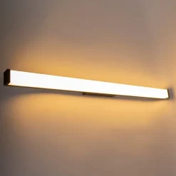 Moderne badkamer wandlamp zwart 92 cm IP44 - Cascada