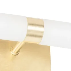 Moderne badkamer wandlamp goud IP44 2-lichts - Bath