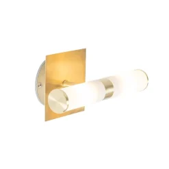 Moderne badkamer wandlamp goud IP44 2-lichts - Bath