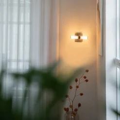 Moderne badkamer wandlamp zwart IP44 2-lichts - Bath