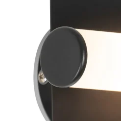 Moderne badkamer wandlamp zwart IP44 2-lichts - Bath