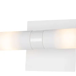 Moderne badkamer wandlamp wit IP44 2-lichts - Bath