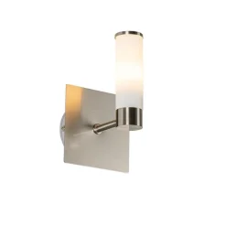Moderne badkamer wandlamp staal IP44 - Bath