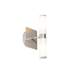 Moderne badkamer wandlamp staal IP44 2-lichts - Bath