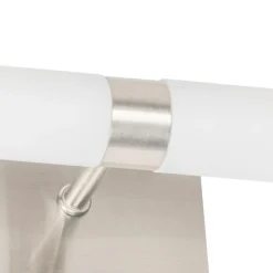 Moderne badkamer wandlamp staal IP44 2-lichts - Bath