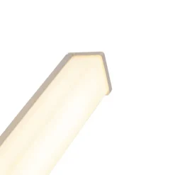 Moderne badkamer wandlamp staal 62 cm IP44 - Cascada