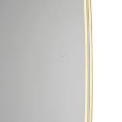 Moderne badkamerspiegel goud incl. LED en touch dimmer - Geraldien