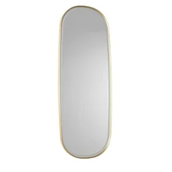 Moderne badkamerspiegel goud incl. LED en touch dimmer - Geraldien