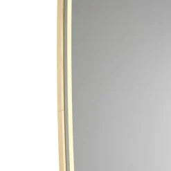 Moderne badkamerspiegel goud incl. LED en touch dimmer - Geraldien
