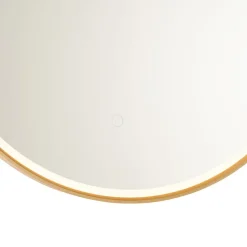 Moderne badkamerspiegel goud incl. LED en touch dimmer - Pien