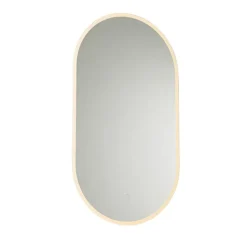 Moderne badkamerspiegel incl. LED en touch dimmer - Bouwina