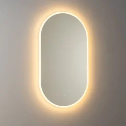 Moderne badkamerspiegel incl. LED en touch dimmer - Bouwina