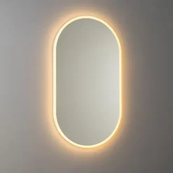 Moderne badkamerspiegel incl. LED en touch dimmer - Bouwina