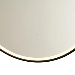 Moderne badkamerspiegel zwart incl. LED en touch dimmer - Pien