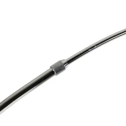 Moderne booglamp chroom met witte kap - Arc Basic