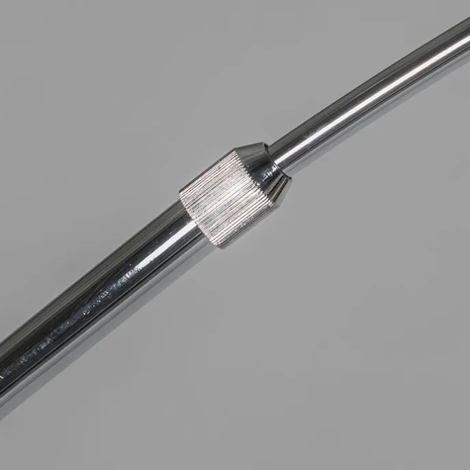 Moderne booglamp chroom verstelbaar zonder kap