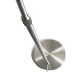 Moderne booglamp staal XL verstelbaar zonder kap