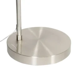 Moderne booglamp staal XL verstelbaar zonder kap