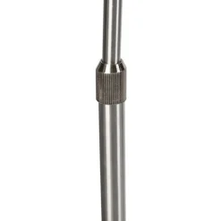 Moderne booglamp staal XL verstelbaar zonder kap