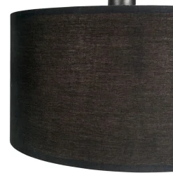 Moderne booglamp zwart met kap - Vinossa