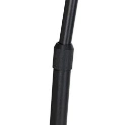 Moderne booglamp zwart met wit verstelbaar - XXL