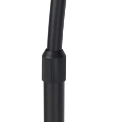 Moderne booglamp zwart met marmeren voet - XXL