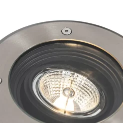 Moderne buiten grondspot staal AR70 verstelbaar IP65 - Delux