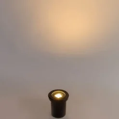 Moderne buiten grondspot zwart verstelbaar IP65 - Delux