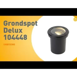 Moderne buiten grondspot zwart verstelbaar IP65 - Delux