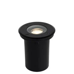 Moderne buiten grondspot zwart 35 mm verstelbaar IP65 - Delux